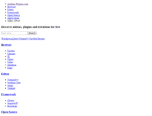 Tablet Screenshot of addons-plugins.com